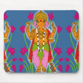 Mousepad Ganesha Mouse Pad, Phone Case & Keyring Set