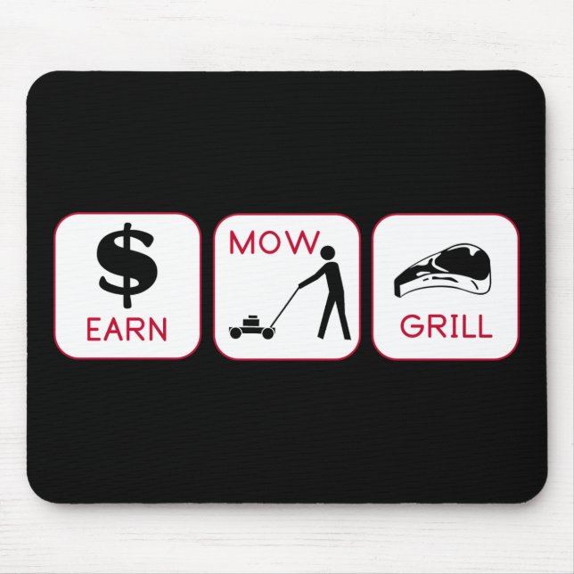 Mousepad Ganhe. Segue. Grade (Frente)