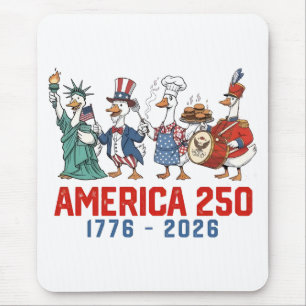 Mousepad Ganso 4 De Julho América 250º 1776 2026 