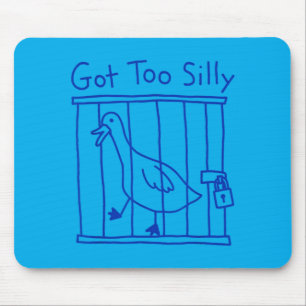 Mousepad Ganso Meme Divertido Pato Ganso Passaro Ficou Muit