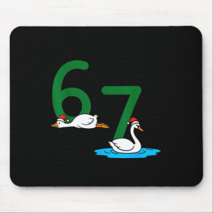 Mousepad Gansos Pondo Cisnes Nadando 67 Seis Gansos Sete