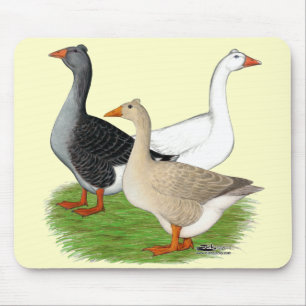 Mousepad Gansos:  Trio Tufado