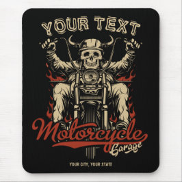 Mousepad Garagem de Compro de motocicleta personalizada Bik