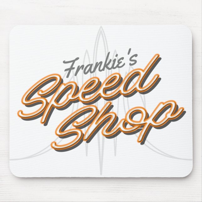 Mousepad Garagem de Compro de velocidade personalizada Pins (Frente)