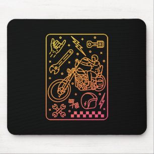 Mousepad Garagem de Motocicleta Personalizada 3