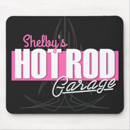 Mousepad Garagem de Rod Quente Pinstripes