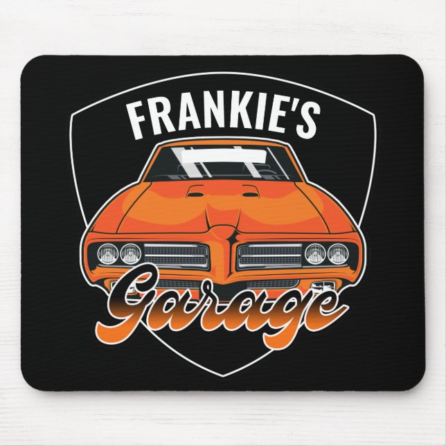Mousepad Garagem Personalizada De 1969 Ram Air 400 (Frente)