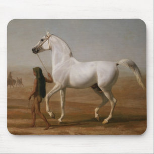 Mousepad Garanhão árabe branco