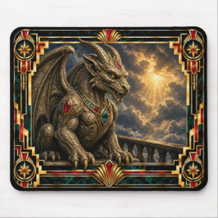 Mousepad Gárgula, Art Deco Mítico