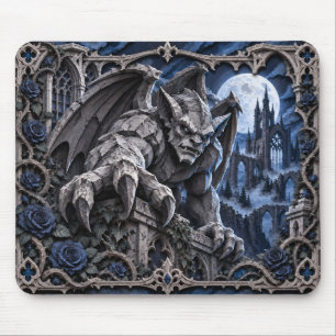 Mousepad Gárgula, Monstro de Corte de Papel