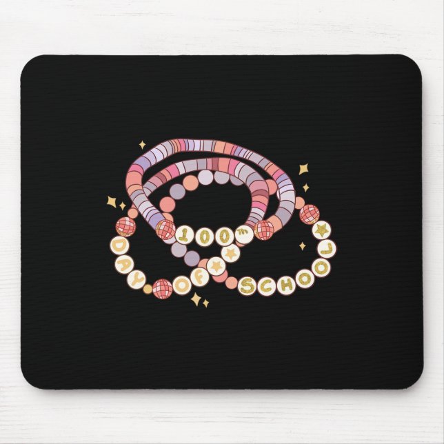 Mousepad Garota 100 Dias De Amizade Engraçada Na Escola Br (Frente)