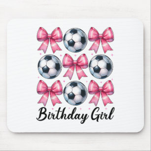 Mousepad Garota de Aniversário Futebol Garota Mãe de Futebo