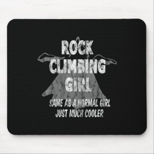 Mousepad Garota de Escalada Feminina Só Uma Garota Normal M