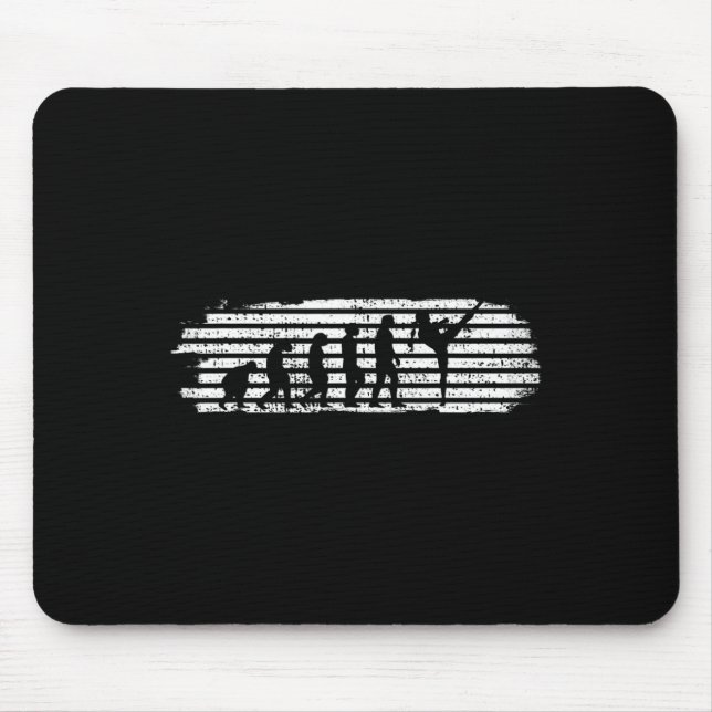 Mousepad Garota de Kickboxing Evolução de Kickboxer Engraça (Frente)