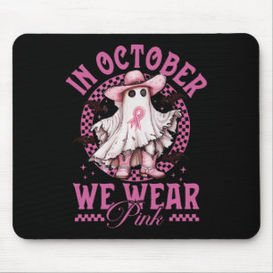 Mousepad Garota Em Outubro Vestimos Cancer Rosa