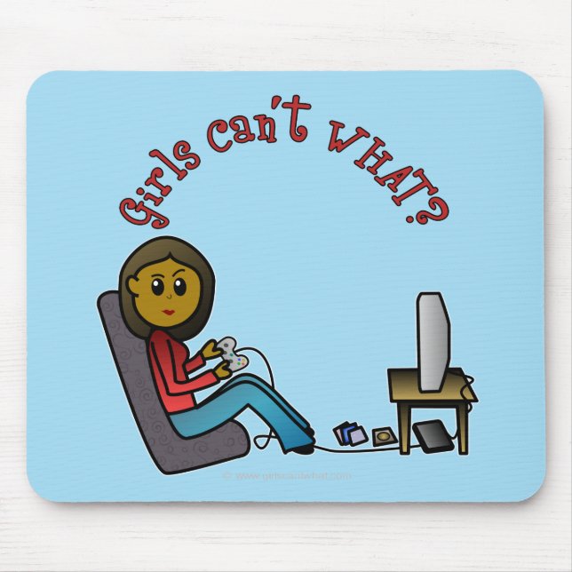 Mousepad Garota Escura (Frente)