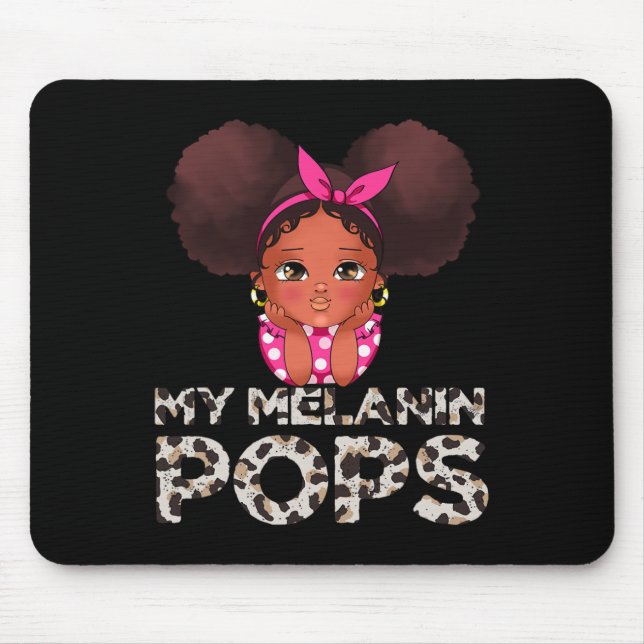 Mousepad Garota Filha Niece Irmã Negra História Mon (Frente)