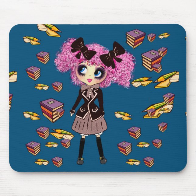 Mousepad Garota Kawaii presentes com PinkyP (Frente)