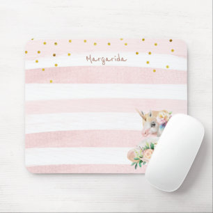 Mousepad Garota Mágica do Unicórnio Bonita