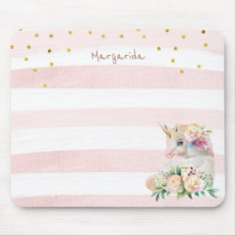 Mousepad Garota Mágica do Unicórnio Bonita