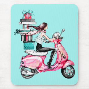 Mousepad Garota no Patinete