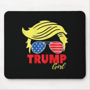 Mousepad Garota Trump Coque Desgrenhado Trump 2024 Eleição