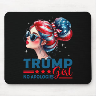 Mousepad Garota Trump Sem Desculpas Coque Desarrumado Solte