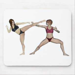 Mousepad Garotas de Artes Marciais