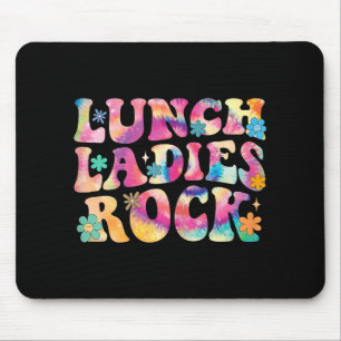 Mousepad Garotas do almoço Rock Tie Dye Cafeteria Crew Groo