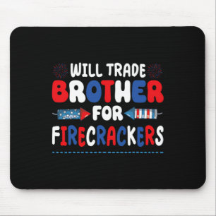 Mousepad Garotas Engraçadas Em 4 De Julho Crianças Trocam I
