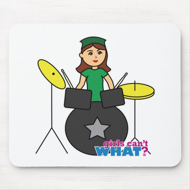 Mousepad  Garotas não sabem o quê? Design Personalizado do  (Frente)