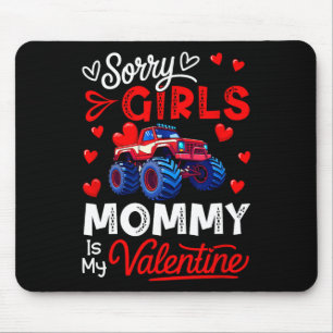 Mousepad Garotas Piada Engraçada Mamãe é Meu Monstro de Cam
