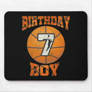 Mousepad Garoto 7 de Poço De Aniversário De Basquete Sete 7