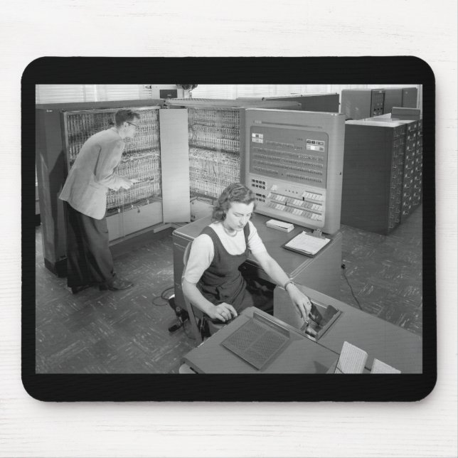 Mousepad Garoto Conhece Rapariga, Namorando De Computador,  (Frente)