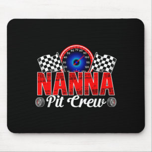 Mousepad Garoto de Aniversário do Carro de Corrida da Famíl
