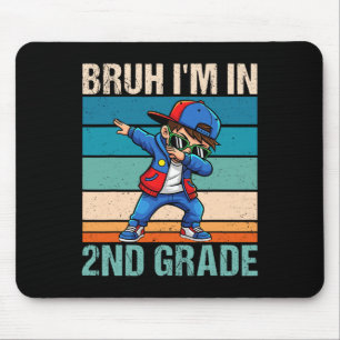 Mousepad Garoto de segundo ano fazendo Dabbing Bruh Eu esto