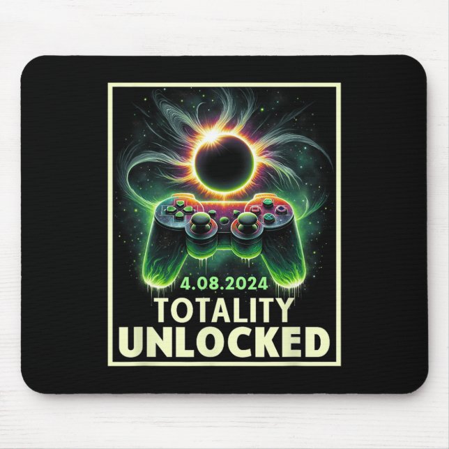 Mousepad Garoto do controlador de videogame Solar Eclipse 2 (Frente)
