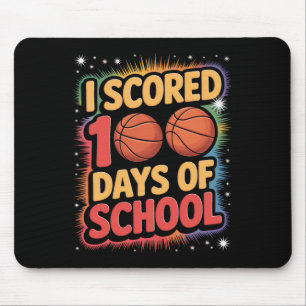 Mousepad Garoto Esqueleto Eu Completei 100 Dias De Escola