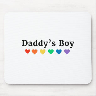 Mousepad Garoto pai, Orgulho Arco-Íris, Legal LGBT Engraçad