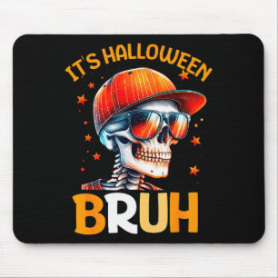 Mousepad Garotos de Halloween Bruh Crianças Esqueleto de Ha