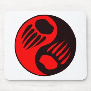 Mousepad Garra de urso Yin Yang