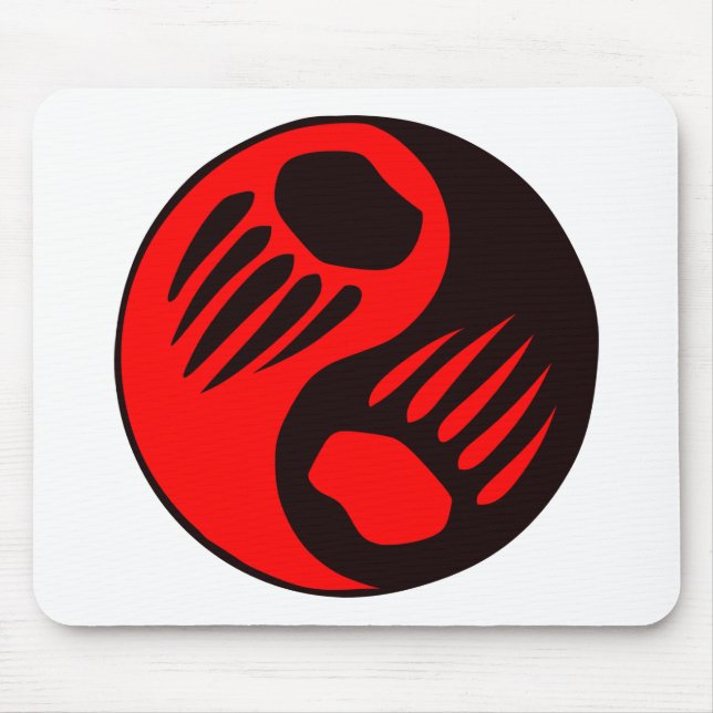 Mousepad Garra de urso Yin Yang (Frente)