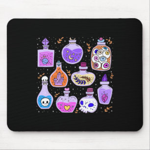 Mousepad Garrafas de poções mágicas com Impressão de Hallow
