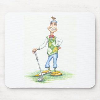 Mousepad Gary o tapete do rato do jogador de golfe