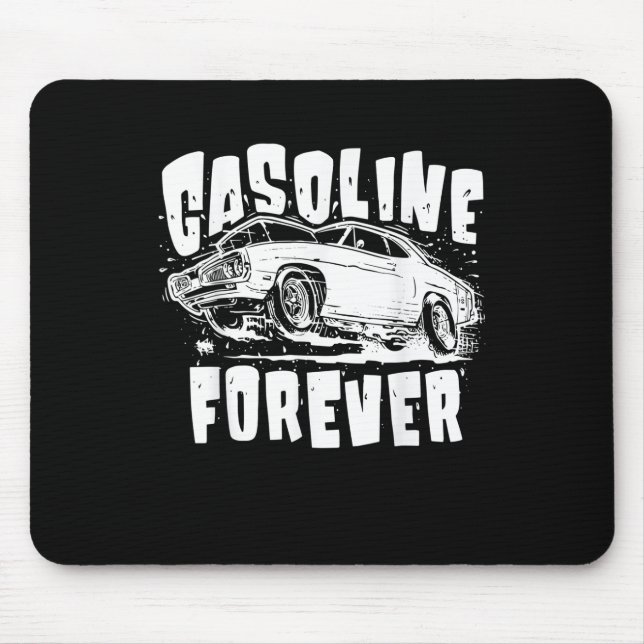 Mousepad Gasolina Para Camisetas De Carros De Gás Engraçado (Frente)