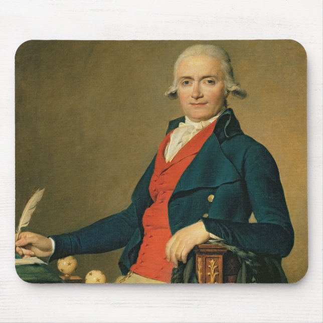 Mousepad Gaspard Meyer ou homem no Waistcoat vermelho (Frente)