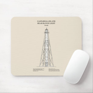 Mousepad Gasparilla Island Rear Range Light - Florida - SBD