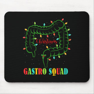Mousepad Gastro Enfermeira Diversão de Natal Luzes de Natal