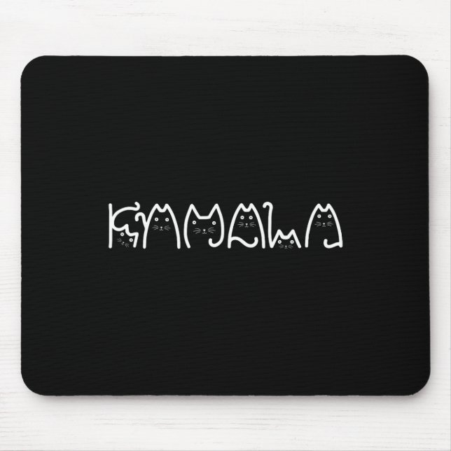 Mousepad Gata De Gato Para Kamala Harris Valtz Lady Funny (Frente)