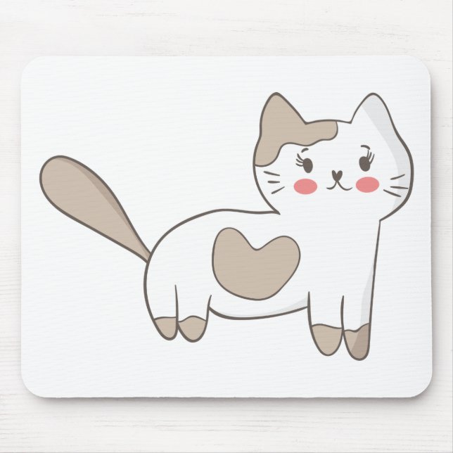Mousepad Gatinho bonito (Frente)